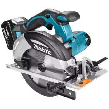 Makita DHS630RTJ akumuliatorinis pjūklas diskinis 16,5 cm Juoda, Mėlyna, Pilka 3100 RPM