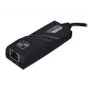 Akyga AK-AD-31 USB 3.0 – Gigabit Ethernet tinklo adapteris, RJ45, 15 cm laidas, juodas