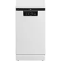 BEKO BDFS26120WQ Laisvai pastatoma indaplovė, energijos klasė E, plotis 45 cm, 6 programų, inverterinis variklis, trečias stalčius, balta