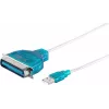 Lygiagretusis spausdintuvo kabelis ShiverPeaks 75607 1,2 m USB-Centronics