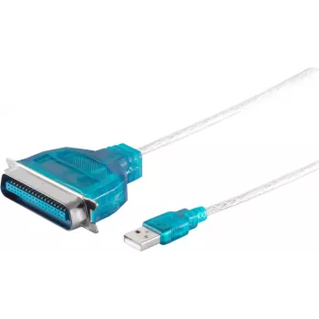 Lygiagretusis spausdintuvo kabelis ShiverPeaks 75607 1,2 m USB-Centronics
