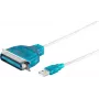 Lygiagretusis spausdintuvo kabelis ShiverPeaks 75607 1,2 m USB-Centronics