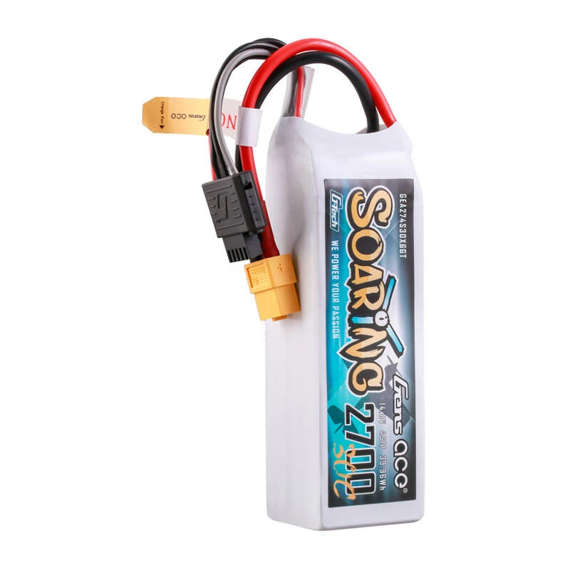 Gens ace G-Tech Soaring 2700mAh 14.8V 30C 4S1P LiPo akumuliatorius su XT60 jungtimi