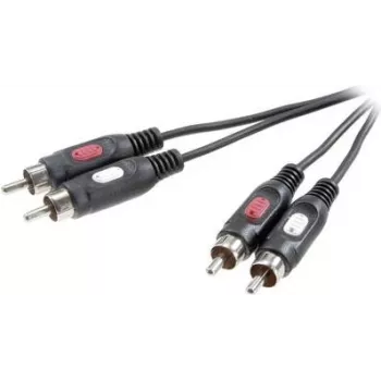 SpeaKa Professional RCA garso jungiamasis kabelis [2x RCA kištukas - 2x RCA kištukas] 10 m juodas (SP-7870624)