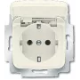 BUSCH JAEGER 20 EUK-212 - Kištukinis lizdas CEE 7/3 - 2P+E - Smėlio spalvos - 250 V - 16 A - 71 mm