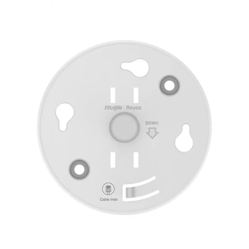 Belaidžio ryšio prieigos taškas RUIJIE RG-RAP2266 Wi‑Fi 6, dviejų juostų 2.4/5 GHz, 2976 Mbps, 1x GbE, PoE, montavimui prie lubų