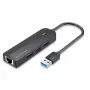 Hub 5w1 Vention USB 3.0 + Gigabit Ethernet adapteris
