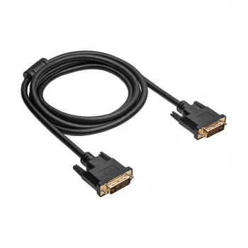Akyga AK-AV-02 DVI-I Dual Link kabelis 24+5 kontaktų, 1,8 m, juodas