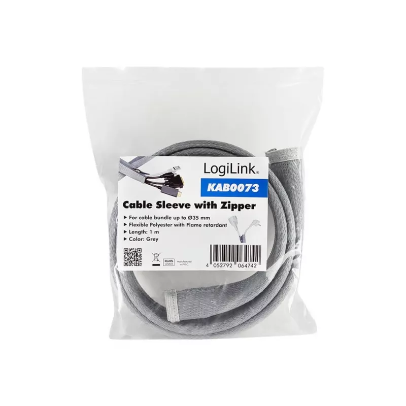 Kabelių mova LogiLink KAB0073 Pilka
