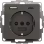 Gira SCHUKO USB maitinimo lizdas 2f System 55 modelis 245928