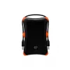 Išorinis HDD/SSD dėklas Silicon Power Armor A30, 2,5 colio vieno disko, USB 3.2 Gen 1, Micro-USB A, oranžinis/juodas