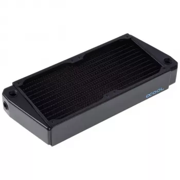 Alphacool NexXxoS XT45 Radiatoriaus blokas – Žalvaris, Varis, Plienas, Juoda, 1/4 colio, 1,5 bar, 12 cm (14234)