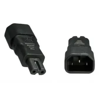 MicroConnect PE147AD lizdų keitiklis C14 į C7 juodas
