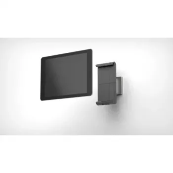 DURABLE TABLET HOLDER WALL – laikiklis planšetei ant sienos – aliuminis, ABS plastikas – sidabrinis (7–13 inch) (893323)