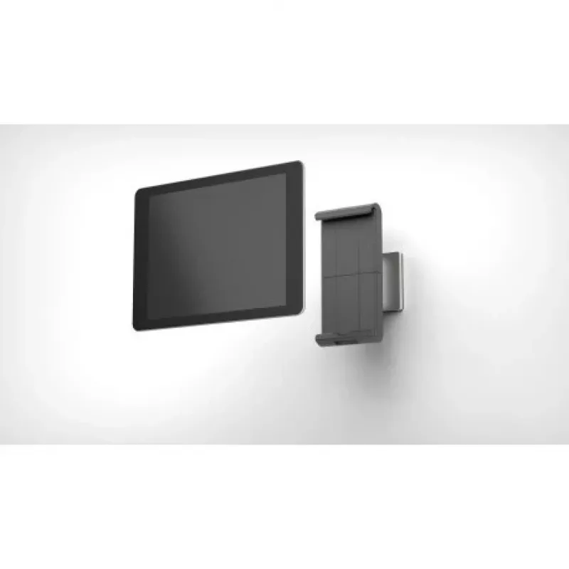 DURABLE TABLET HOLDER WALL – laikiklis planšetei ant sienos – aliuminis, ABS plastikas – sidabrinis (7–13 inch) (893323)