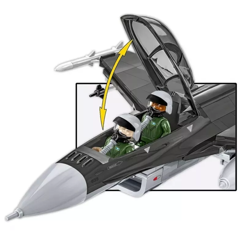 Konstruktorius Cobi F-16D Fighting Falcon, 436 detalių