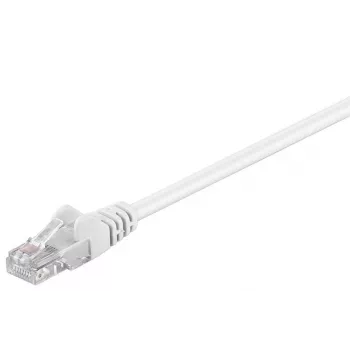 Wentronic Goobay CAT 5e jungiamasis kabelis, U/UTP, baltas, 0,25 m - CCA variu dengtas aliuminis (68614)