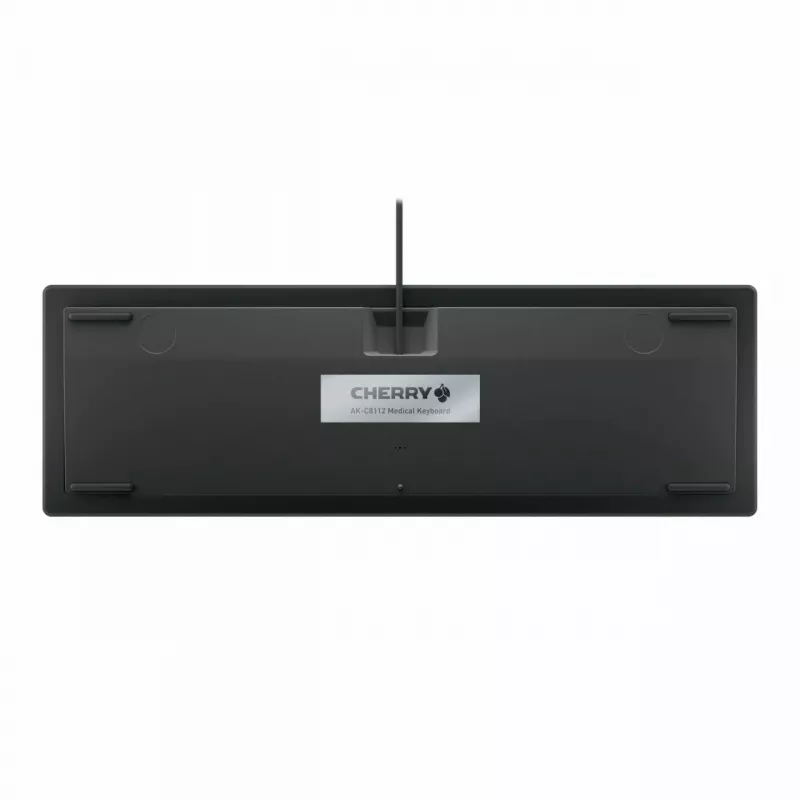 Medicininė klaviatūra CHERRY AK-C8112 USB QWERTZ vokiška juoda 105 klavišų