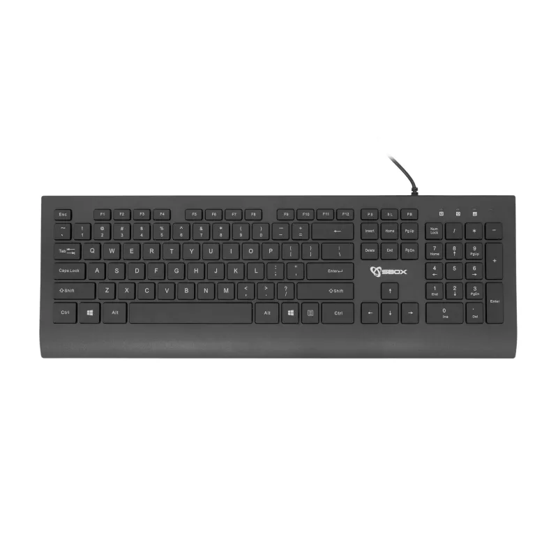 SBOX klaviatūra K-33 JAV išdėstymas su USB ir HDMI prievadais
