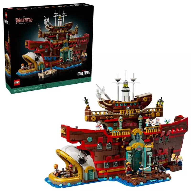LEGO ONE PIECE 75640 „Baratie“ plūduriuojantis restoranas