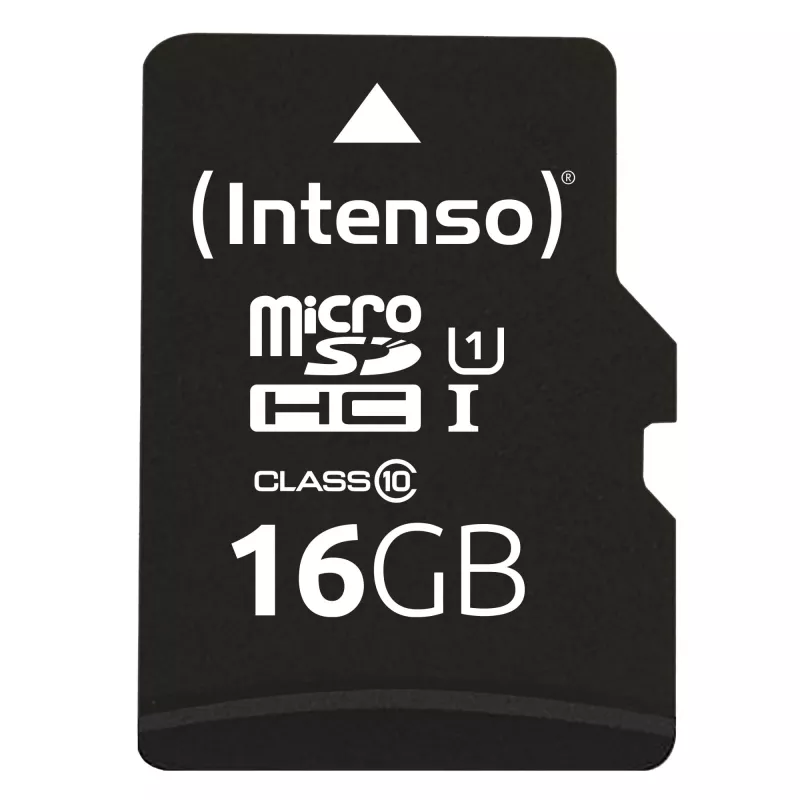Intenso 16GB microSDHC UHS-I Class 10 atminties kortelė