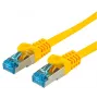 Wentronic Goobay CAT 5e Patch Laidas, SF/UTP, Geltonas, 0,25 m - CCA Vario Mišinys (95205)