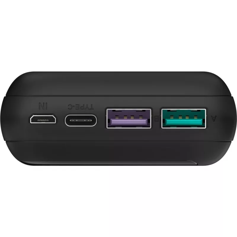 Greito įkrovimo powerbankas 20.000 mAh (juodas, PD, Quick Charge 3.0, Super Charge)