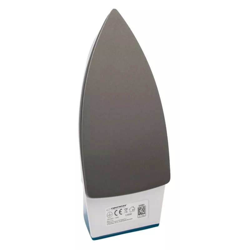 Lygintuvas Esperanza TRAVEL IRON SMOOTHER – 1200 W, nelipnė padas, 1,4 m laidas, temperatūros indikatorius, kelioninis dizainas