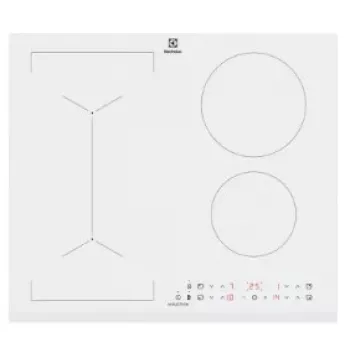 Indukcinė kaitlentė Electrolux LIV63431BW balta įmontuojama 59 cm 4 zonos