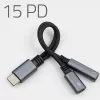 Adapteris 2v1 USB-C į USB-C ir 3,5 mm lizdą PD 15W