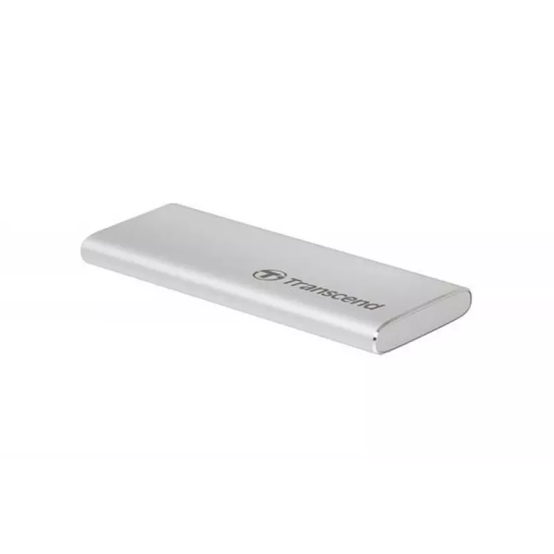 Nešiojamas SSD diskas Transcend ESD260C 500GB USB Type-C 3.2 Gen 2, sidabrinis