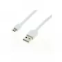 ROLINE USB kabelis - USB A tipo (vyriškas) į Micro-USB B tipo (vyriškas) - 1 m - USB 2.0 - baltas (11.02.8761)