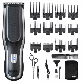 Wahl Self-Clip 360 juoda, sidabrinė ličio jonų (Li-Ion)