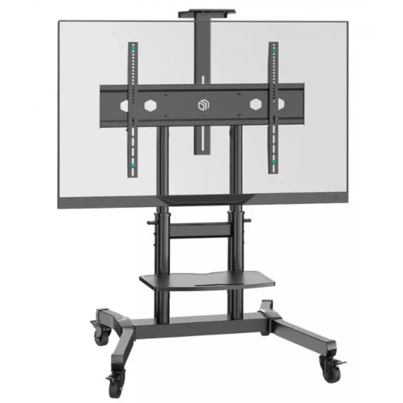 ONKRON TS1891-B Mobilus pakreipiamas televizoriaus stovas 50''-90'', max. 100 kg, juodas