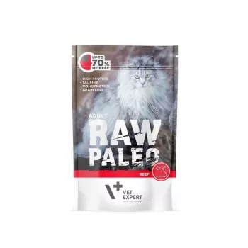 RAW PALEO suaugusioms katėms jautiena – šlapias kačių ėdalas – 100 g