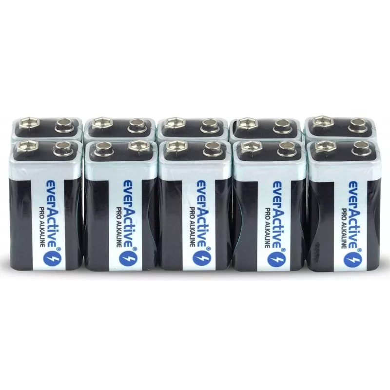Baterija šarminė EverActive Pro Alkaline 6LR61 9V