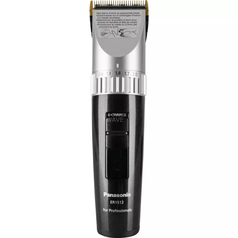 Panasonic ER1512 įkraunamas nerūdijančio plieno plaukų kirpimo mašinėlė/trimeris (ER-1512)