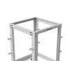Atviras stovas 19 inch 15U 600x600-1100 pilkas