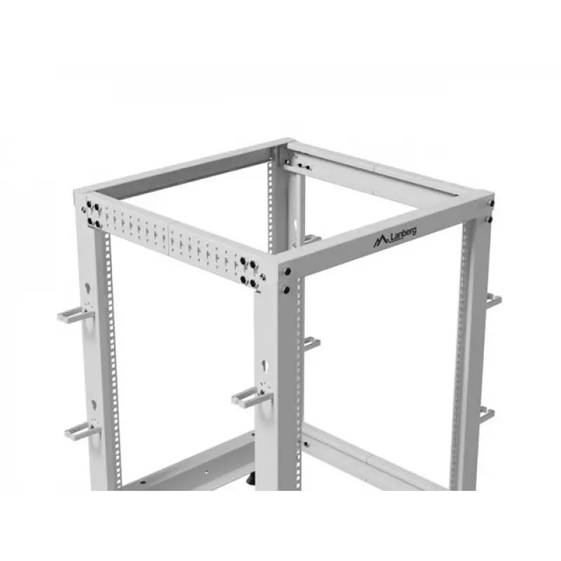 Atviras stovas 19 inch 15U 600x600-1100 pilkas