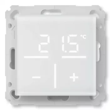 Sieninis termostatas Homematic IP 161333A0 su CO2 jutikliu, skaitmeninis RF, 230 V, 54,5×54,5×29 mm