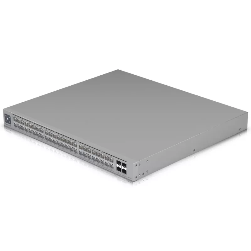 Ubiquiti USW-Pro-Max-48-PoE jungiklis su Etherlighting, 16x RJ45 2.5 Gbps, 32x RJ45 1000 Mbps, 4x SFP+, L3, 720W PoE