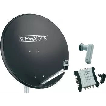 Palydovinė sistema SCHWAIGER SPI9961SET6 8 dalyviams, antracito spalvos