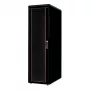 19 colių tinklo spinta ROLINE Pro 47U 600x1000 mm laisvai pastatomas stovas, stiklinės durys, juoda, IP20, 600 kg