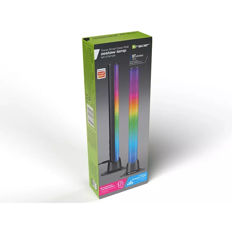 Tracer Smart Desk – stalinė lempa – LED – RGB šviesa (2 vnt. pakuotė)