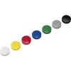 Magnetinis laikiklis Maul MAULsolid 38 mm x 15,5 mm apvalus, 10 vnt., įvairių spalvų (6163999)