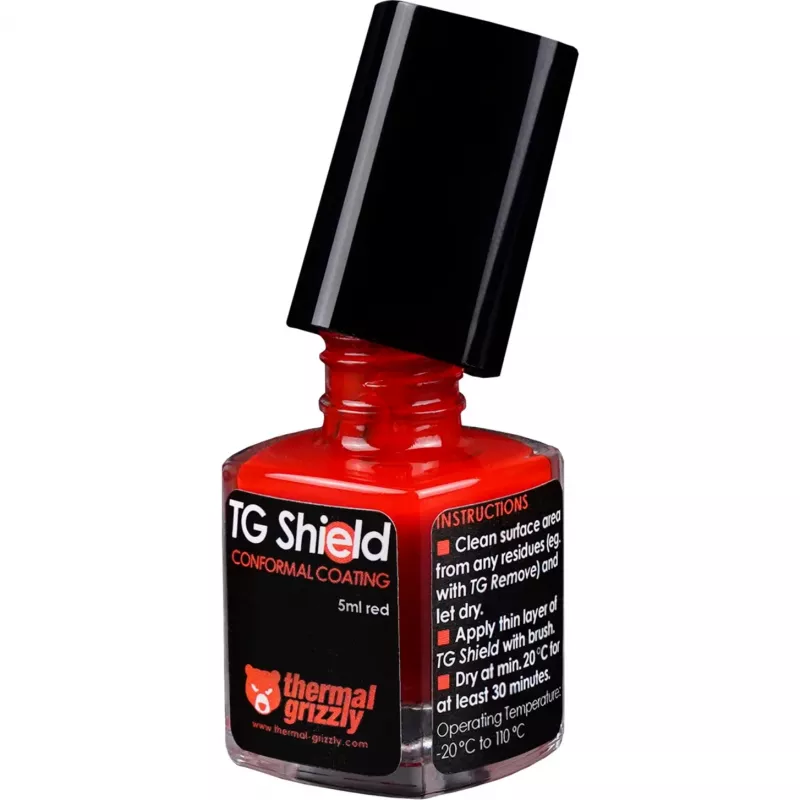 Terminis tepalas Thermal Grizzly TG-ASH-050-RT, 5 ml, juoda/raudona/skaidri