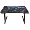 Tiesus kompiuterinis stalas Subsonic SA5593-B1, juodas PVC, 110x60 cm