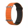 Apynė GUAN Premium Apple Watch 38/40/41/42 mm – Oranžinė ir Juoda
