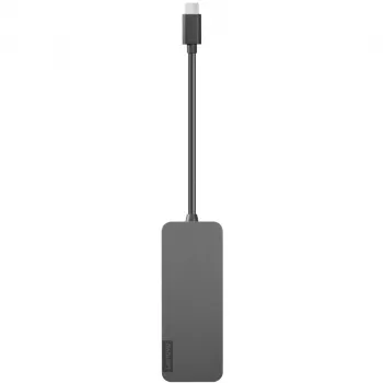 Lenovo 4X90X21427 USB-C stotelė / prievadų kartotuvas USB 3.2 Gen 2 (3.1 Gen 2) Type-C pilka