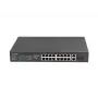 Nevaldomas jungiklis LANBERG RSFE-16P-2C-250 — 18 prievadų Gigabit, 16x PoE+ (30W), 2x SFP, 250W, 1U, metalinis, montuojamas į stelažą